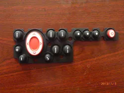 Controle de Sensação Suave Controle de Teclas Sobreposição Botão de Silicone Borracha Teclado