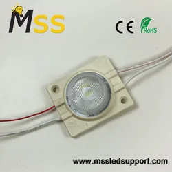 Hochleistungs-3030-LED-Narrowsichtlinse 15*55 Grad IP67 Injektions-LED-Modul 1.5W Kantenlicht-LED-Modul für doppelseitige Lichtkästen