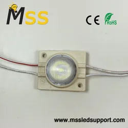 Hochleistungs-3030-LED-Narrowsichtlinse 15*55 Grad IP67 Injektions-LED-Modul 1.5W Kantenlicht-LED-Modul für doppelseitige Lichtkästen