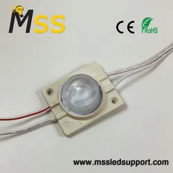 Hochleistungs-3030-LED-Narrowsichtlinse 15*55 Grad IP67 Injektions-LED-Modul 1.5W Kantenlicht-LED-Modul für doppelseitige Lichtkästen