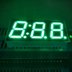 3 Digitale grüne LED-Anzeigemodul mit gemeinsamer Kathode für Haushaltsgeräte