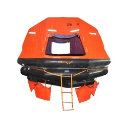 Zattera di salvataggio gonfiabile automatica per il mare, conforme Solas, auto-raddrizzante