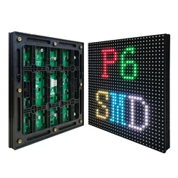 P6 방수 SMD HD LED 모듈 IP65 실외 LED 모듈