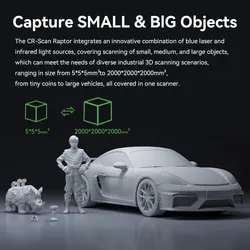 Scanner Creality Cr-Scan Raptor 3D