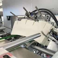 Automatische Papierlebensmittelbehälter kleine Burgerbox-Maschine, Take-Away-Box-Maschine