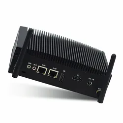 Mini PC industriel dual sans ventilateur pas cher RJ45 4K