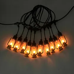 Anschlussfähige langlebige wetterfeste LED-Patio-Lichterketten für den Einsatz im Bauwesen