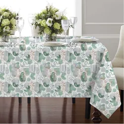Padrão de Impressão Simples de Toalha de Mesa de PVC