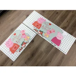 Tapetes Impressos de PVC Personalizados e Duráveis para Uso na Cozinha