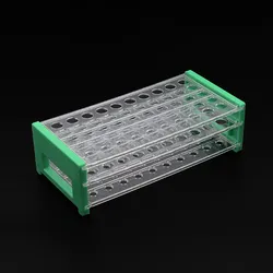 Placa de Poços de Plástico Transparente 96 Suporte para Tubos de Ensaio