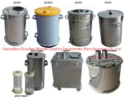 Fluidisierender / Fluidisierte Pulverschüttbehälter für Pulverbeschichtungssystem
