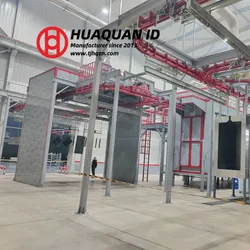 Fabricante de Linha de Pulverização Automática Linha de Revestimento a Pó Eletrostático Linha de Revestimento a Pó