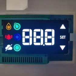Benutzerdefinierte Mehrfarbige 3 Ziffern 7 Segment LED Anzeige Touch-Taste zur Temperaturregelung