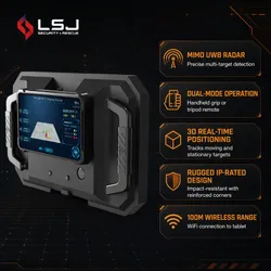 100m Detector de Vida WiFi Radar Ld-Rii Monitoramento Remoto Portátil Resgate