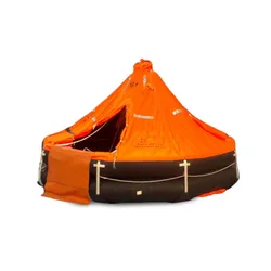 Solas a/B Pack aufblasbares Rettungsboot mit GRP-Behältern