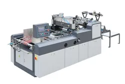 Fensterpatchmaschine, Maschine zum Bekleben von Fenstern und Linienpressen