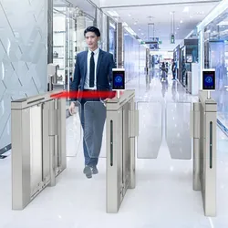 Cancello a battente per il controllo accessi, tornello ad alta sicurezza, porta veloce con sistema di scheda RFID