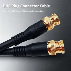 Cabo Coaxial Rg Completo Rg59 RG6 Rg11 Rg57 Rg58 Rg7 75ohm Conector BNC Macho Macho Crimp Tamanho de Carretel Personalizado