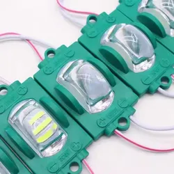 Heiße Verkaufs-SMD-LED-Pixel-Signalmodule mit starker Beleuchtung 12V LED-Injektionsmodul mit Linse für Werbung