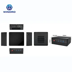 Mini PC Windro Desktop AMD R7 5800u R9 Computador 32GB RAM Pequeno Mini Computador com DDR4 DDR5, 4K Resolução 16+512GB para Win10 11 Linux