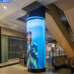 Pushunled P2 P2.5 Zirkuläre sphärische Innen-Videowand LED-Modul flexibles LED-Display Bildschirm