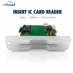 Manueller Einfüge-Kontakt-IC-Kartenlesemodul für Kiosk-Verkaufsautomaten