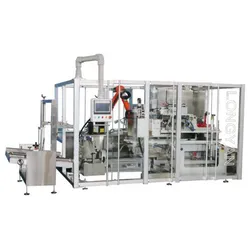 Máquina de Embalagem Tudo em Um, Eretor de Caixas, Carregador e Selador com Sistema de Empilhamento