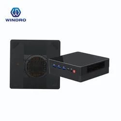 Mini PC Windro Desktop AMD R7 5800u R9 Computador 32GB RAM Pequeno Mini Computador com DDR4 DDR5, 4K Resolução 16+512GB para Win10 11 Linux
