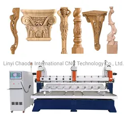 3D 목재 CNC 기계 목공 라우터 4 축 CNC 라우터 기계