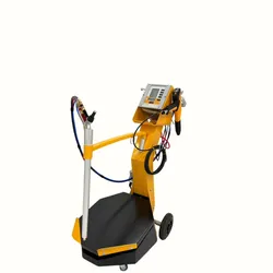 Tragbare mobile elektrostatische Pulverbeschichtungsmaschine mit vollständigem Sprühpistolen-Kit