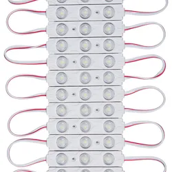 3LED 모듈 0.72W 12V DC 라이트 모듈 LED 6000K 20PCS/Chain 비즈니스 간판 광고 라이트 박스 문자 매장 장식