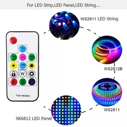 RF-Fernbedienung Drahtloser Controller RGB LED Controller Adressierbare LED-Streifen Dimmer Sp103e