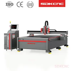 Digitale visuelle Multifunktions-CNC-Fräsmaschine für Etiketten, Acryl, Sperrholz, Werbung