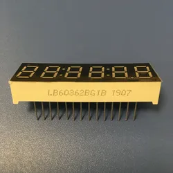 9.2mm 6 Digitale reine grüne Timer-LED-Anzeige mit gemeinsamer Anode