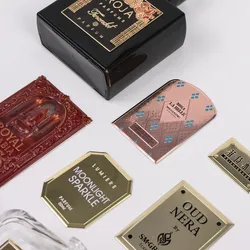 Rótulo de Caixa de Embalagem de Cosméticos à Prova d'Água Xmt Etiqueta de Papel Personalizada Etiquetas de Metal