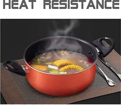 Tapetes de mesa em PVC resistentes ao calor, retangulares e laváveis