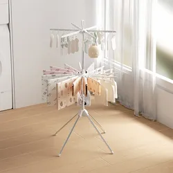 Maßgeschneiderter faltbarer Kleiderständer mit Clips, multifunktionaler Kleiderbügel für den Innen- und Außenbereich, Exportqualität