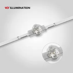 18W RGB-Farbschnur-LED-Licht 60PCS