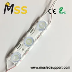 3W IP67 Wasserdicht DC12V SMD 3030 Spritzguss-LED-Modul Linse Seitenlicht-LED-Modul für Randlichtbox