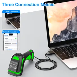 심코드 Mj-2023 UHF 핸드헬드 바코드 스캐너 스캔 RFID USB 인터페이스 재고 있음