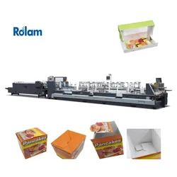 Kartonagenmaschine für die Herstellung von Verpackungen für Hustensirup