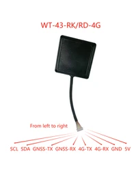 Módulo GPS RTK de Alta Precisão Otw Wt-43-Rk-4G com Bússola Eletrônica para Veículos Aéreos Não Tripulados Drones Integra 4G Módulo