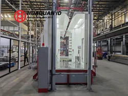 Sistema de máquina de cabina de recubrimiento en polvo de cambio de color automático y rápido