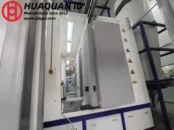 Sistema de máquina de cabina de recubrimiento en polvo de cambio de color automático y rápido
