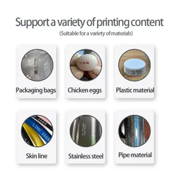 Impressora de Jato de Tinta Portátil para Impressão de Código de Barras, Data, Número e Logotipo M10 Impressora de Jato de Tinta Portátil