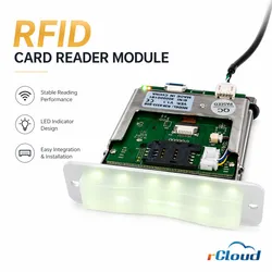 Eingebettetes RFID-Kartenlesermodul mit RS232 USB-Seriellport-Terminal