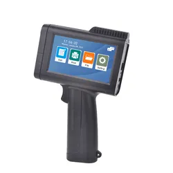 Impresora de chorro de tinta portátil de mano para codificación de fecha, código QR y código de barras
