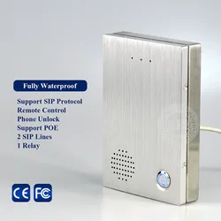 RFID Türzugangskontrolle Audio Türtelefon mit TCP IP Gegensprechanlage