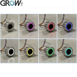 Wachstum R503-5V Wasserdicht DC5V Rund RGB Fingerabdruckmodul Sensor