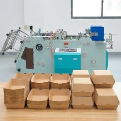 Máquina de Formação de Caixa de Almoço de Papel Eficiente para Produção Rápida